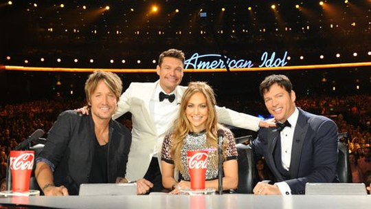 American Idol performance pre-tape