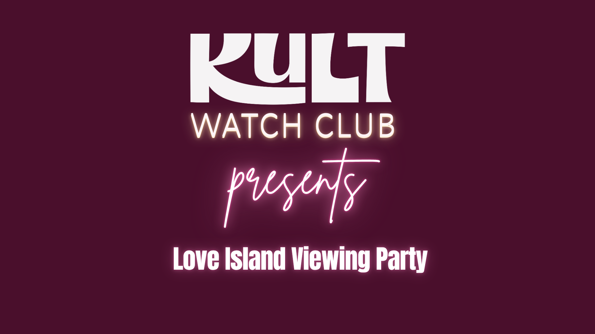 Love Island Viewing Party